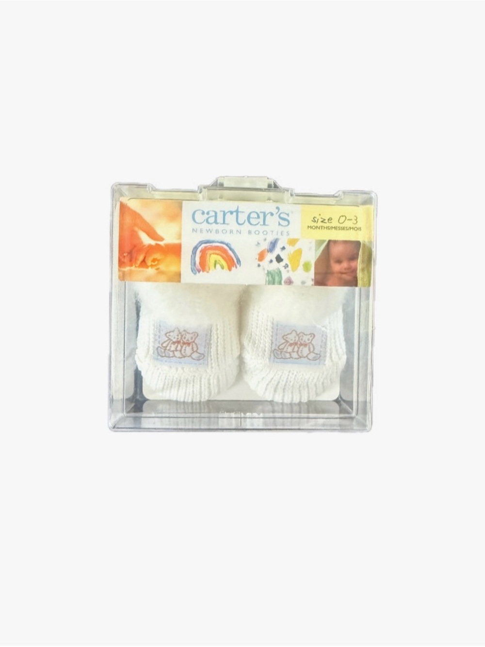 Vintage Y2K Carter’s John Lennon Baby Booties NIB 0-3M Deadstock